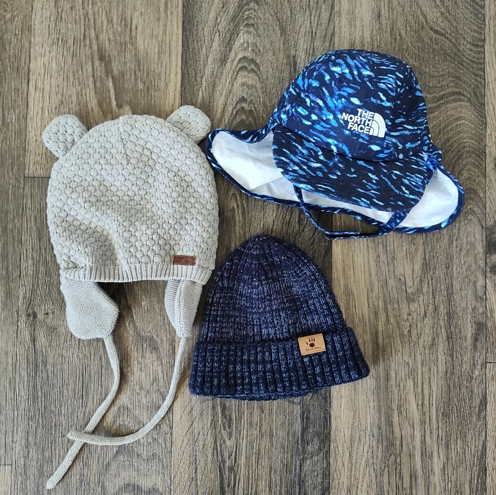 (3) 12-24 Month Boys Hats